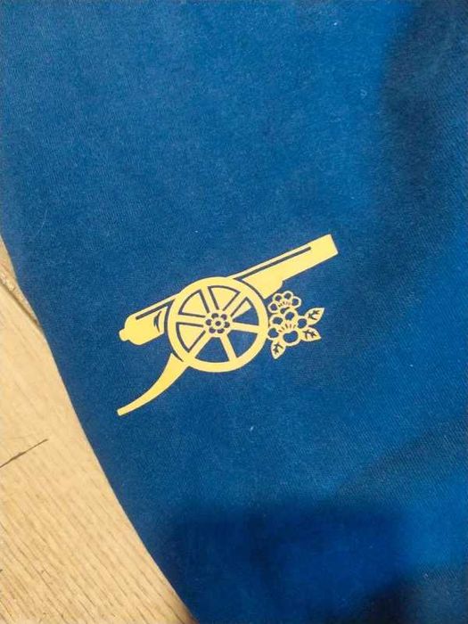 Spodnie dresowe Adidas Arsenal granatowy football pants navy S