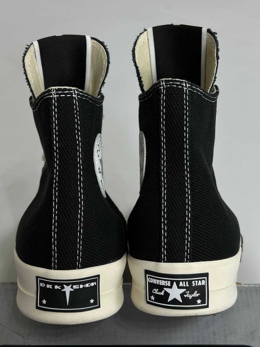 Converse x Rick Owens DRKSHDW TURBODRK black чорні кеди кеды кроссовки