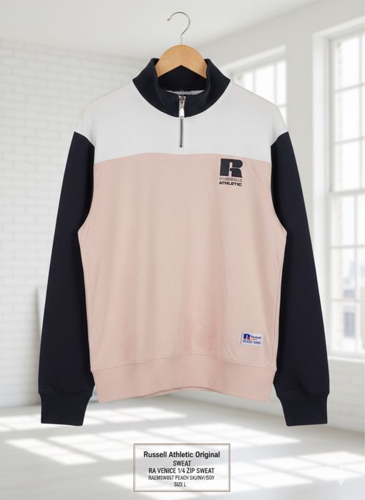 Новий світшот Russell Athletic original ra venice 1/4 zip l
