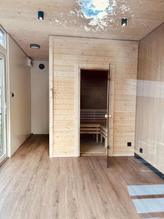 Na sprzedaż nowoczesny domek saunowy 6m x 3m