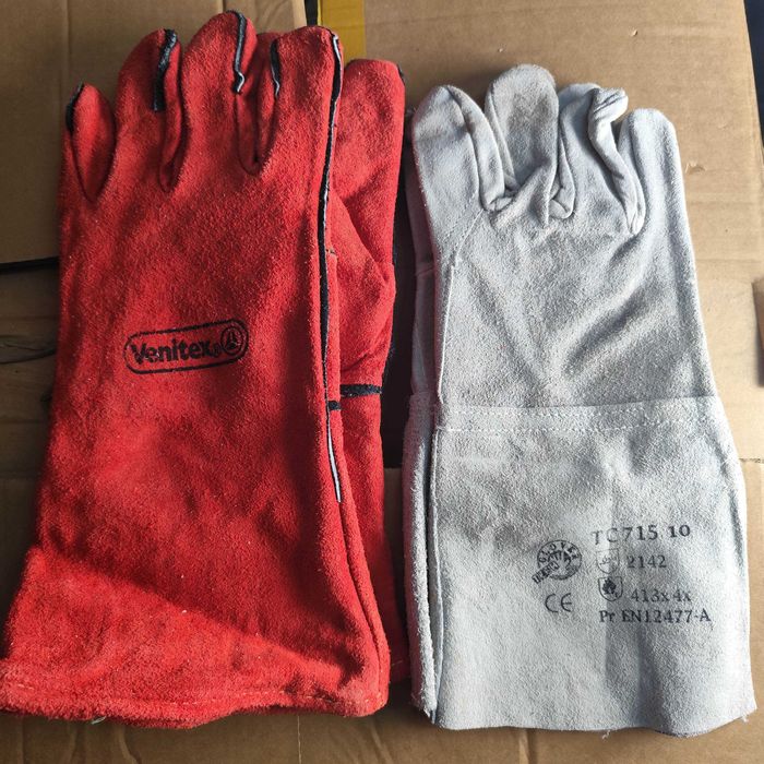 2 Pares Luvas de soldador Novas