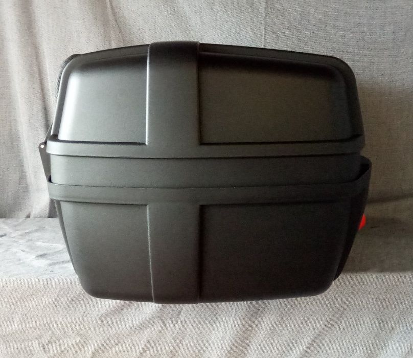 Top Case 2 capacetes encosto mota Mala Bagageira grande moto