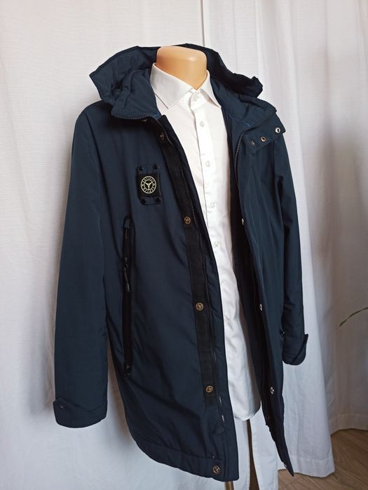 Sg Kurtka męska L Sailors & Brides parka męska L granatowa kurtka