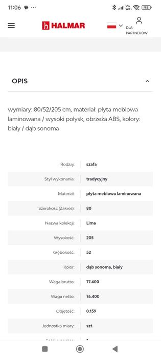 Szafa stan bardzo dobry
