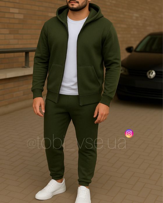 АКЦІЯ‼️ ТЕПЛИЙ Костюм на флісі Чоловічий/Мужской спортивный комплект