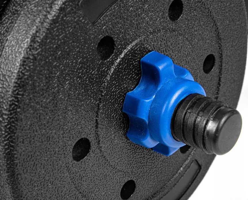 Nowe Hantle 40kg Treningowe Zestaw Hantli 2x20kg Regulowane +Sztanga