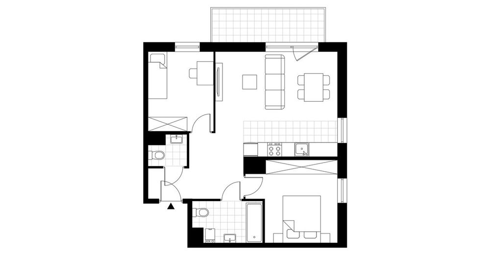 3-pokojowe mieszkanie 59 m² + balkon Bez Prowizji - Widok 3