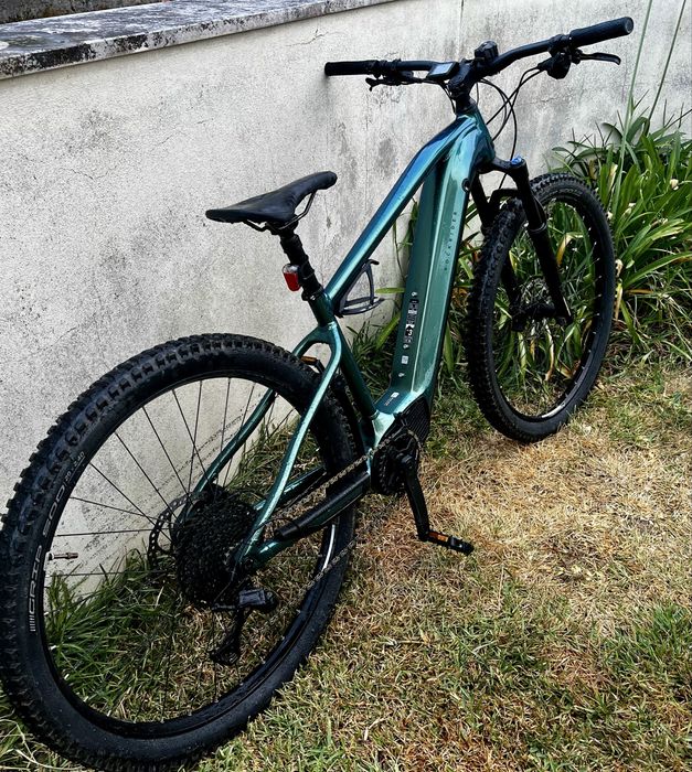 Bicicleta Rockrider BTT elétrica semirrígida 29" E-EXPL 700 Verde