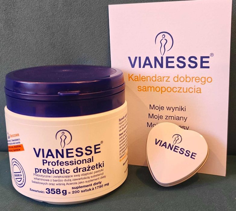 Vianesse Prebiotic Drażetki owocowe 200 szt. Jelita plus gratisy