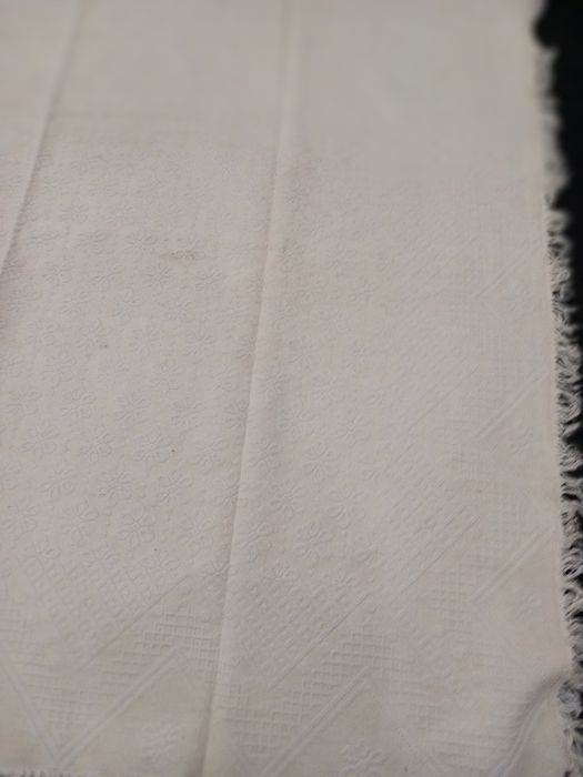 Colcha de linho fino cor cru