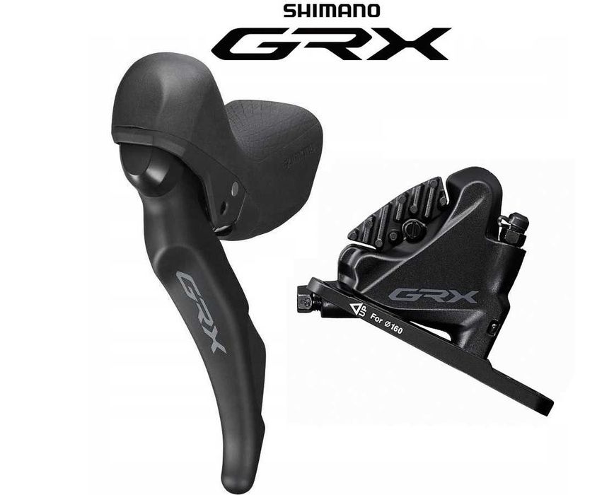 NOWY Shimano GRX ST-RX600 + BR-RX400 2rz LEWY GRAVEL kl. z radiatorami ...
