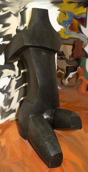 Arte - Dorita de Castel-Branco - Menina Deitada - Escultura em bronze