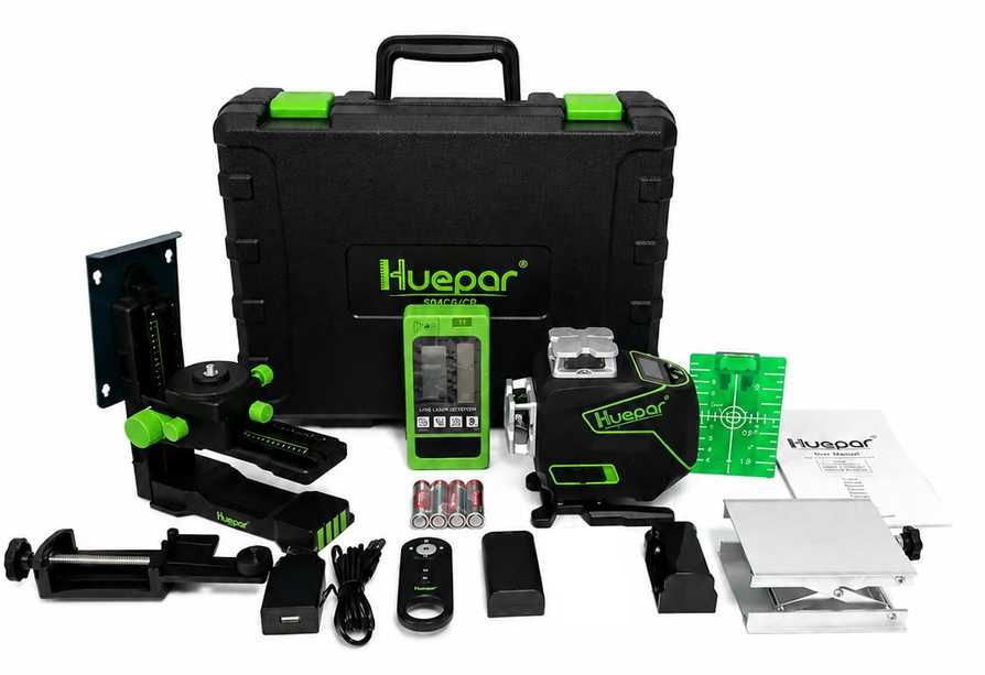 Уровень лазерный Huepar S04CG 4D 360 Bluetooth (S04CG)