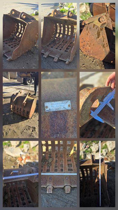 Łyżka ażurowa przesiewająca do kopania