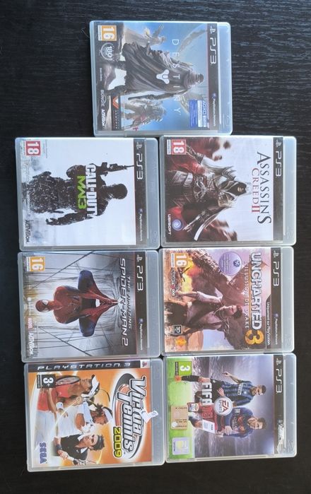 Conjunto de 7 jogos PlayStation 3