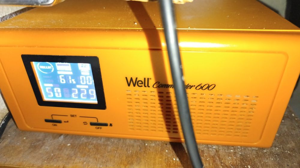 Перетворювач напруги (інвертор) Блок ДБЖ  WEll Comander 600