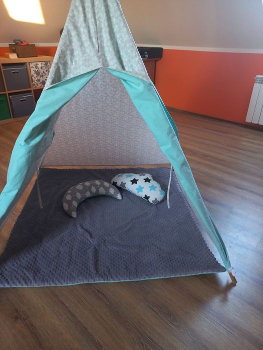Namiot tipi miętowo szary
