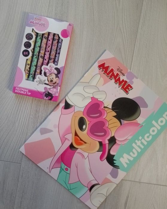 Minnie Mouse malowanka Multicolour+markery