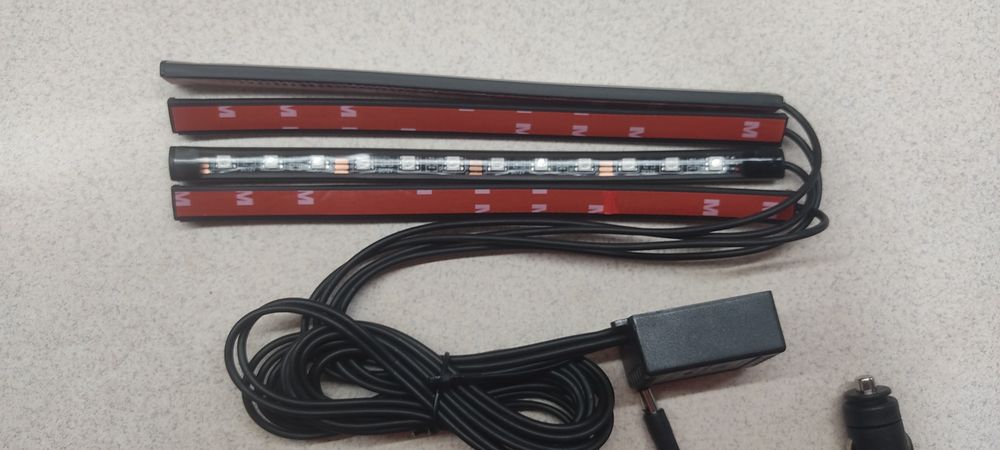 RGB led підсвічування салону авто, підсвічування ніг.