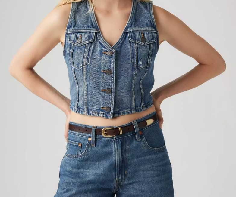 Skórzany pasek damski Levi's r. 70 'Valerie'