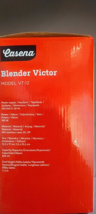 Blender Victor nowy z dwoma kubkami.