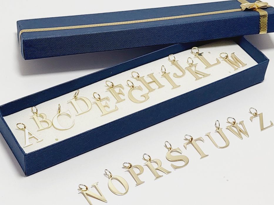 Literka złota 585 ABC ...