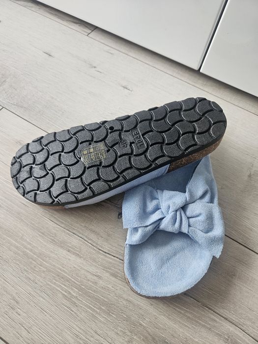 Klapki baby blue rozm. 40 #NOWE