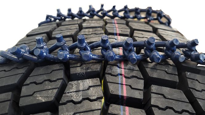 Łańcuchy Śniegowe Z Kolcami 385/65R22,5 Norwegia