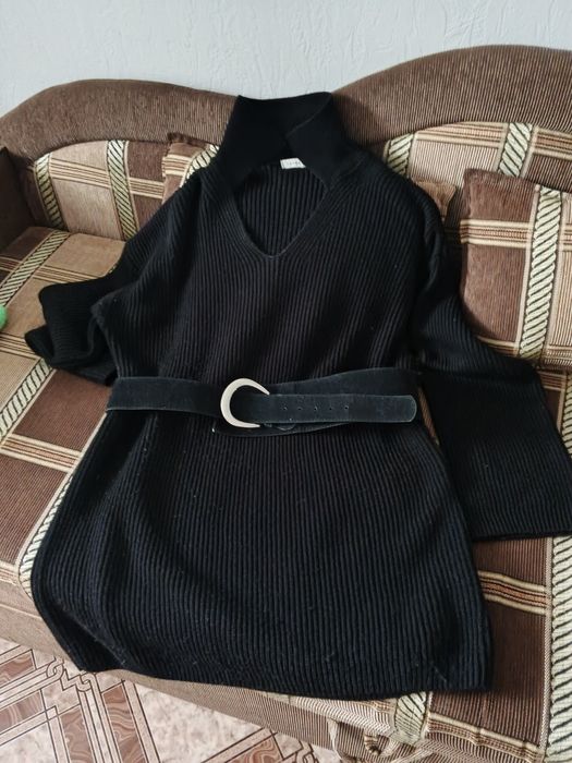 Свитер туника кофта супербатал. Большой размер.