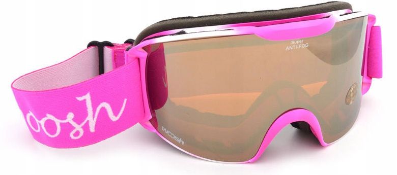 *nartybochnia.pl* GOGLE narciarskie WOOSH W90-5 UV + ETUI + SKI RZEP