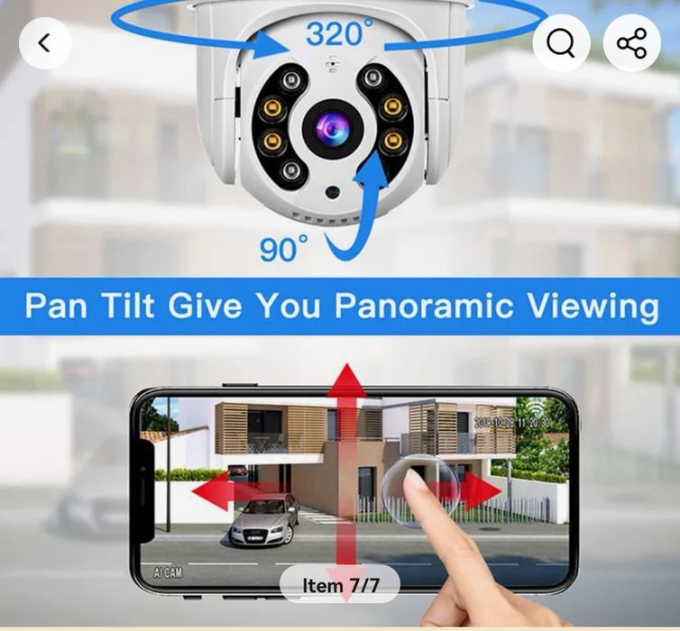 Câmara de vigilância wifi 4 k
