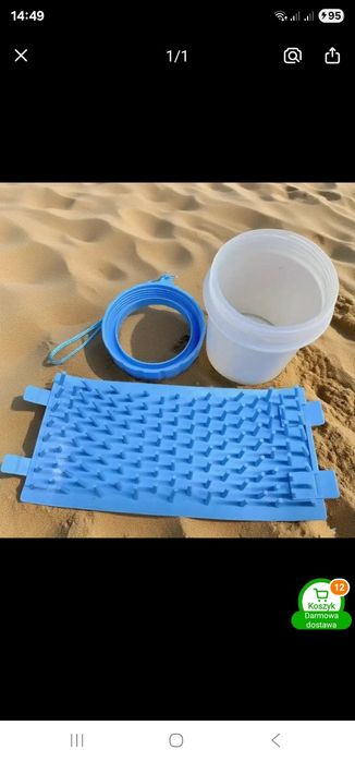 Szczotka do łap dużych psów