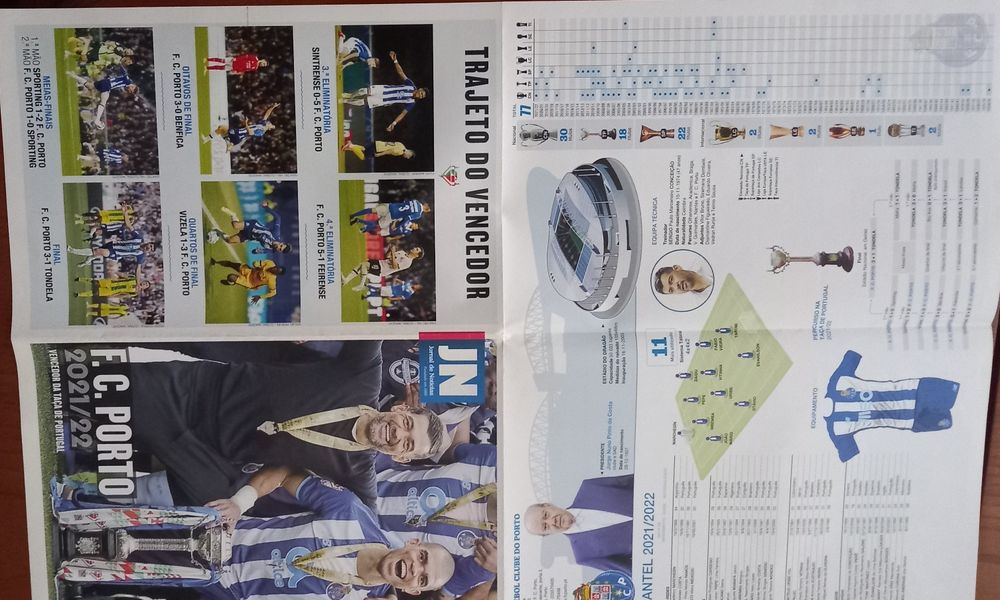 poster F. C. Porto vencedor da taça de Portugal 2021/22