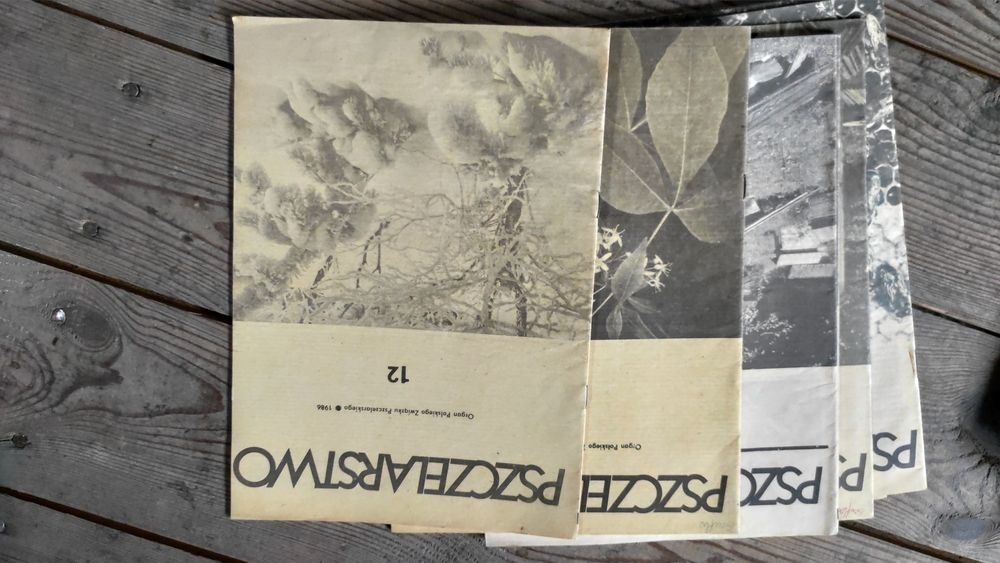 Gazety pszczelarstwo rok 1986.