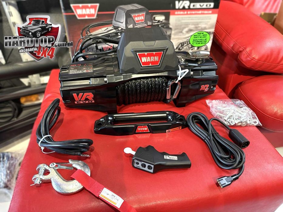 Wyciągarka WARN VR EVO 10S uciąg 4536 kg Lina syntetyczna 4x4 off-road