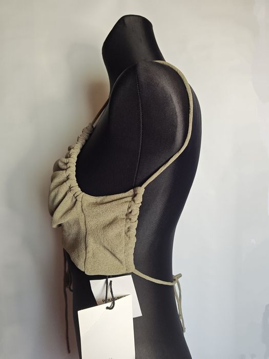 Pull& bear top nowy z metką khaki XS