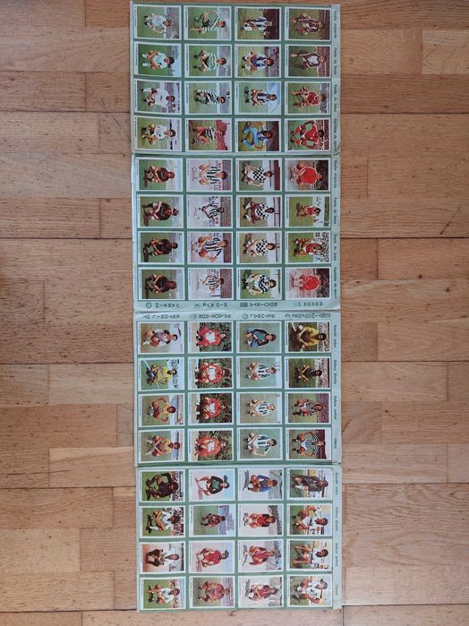 Caderneta de cromos "Futebol 84" - Completa