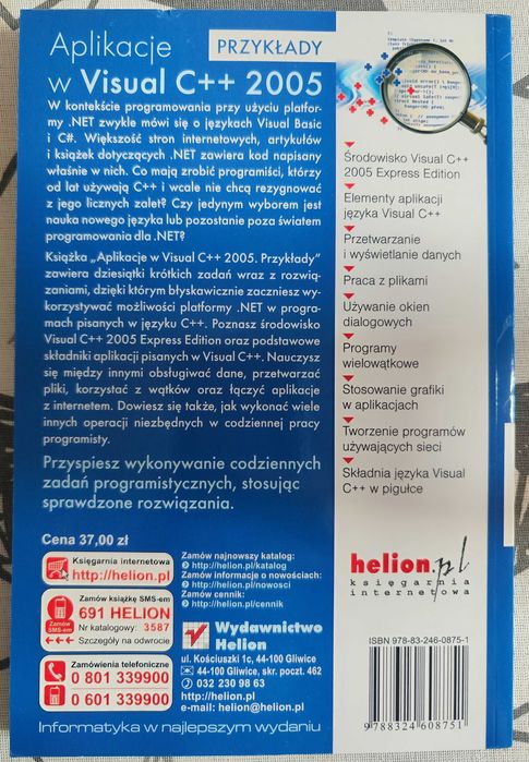 Aplikacje w Visual C++ 2005. Przykłady – Mariusz Owczarek