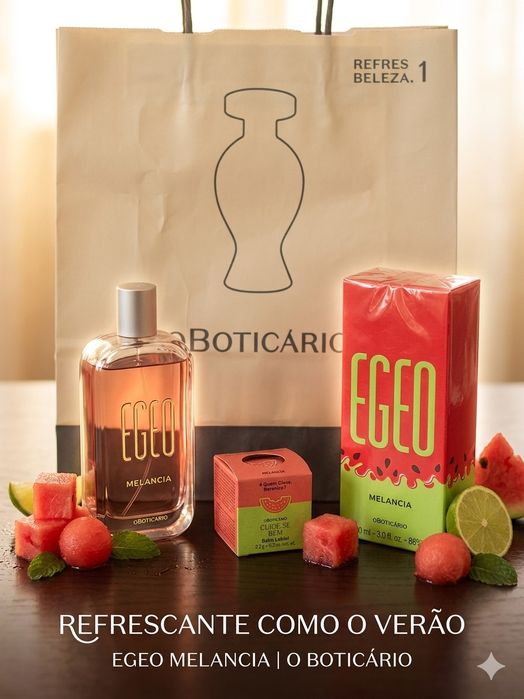 Conjunto eau de toilette Melancia ou Banana