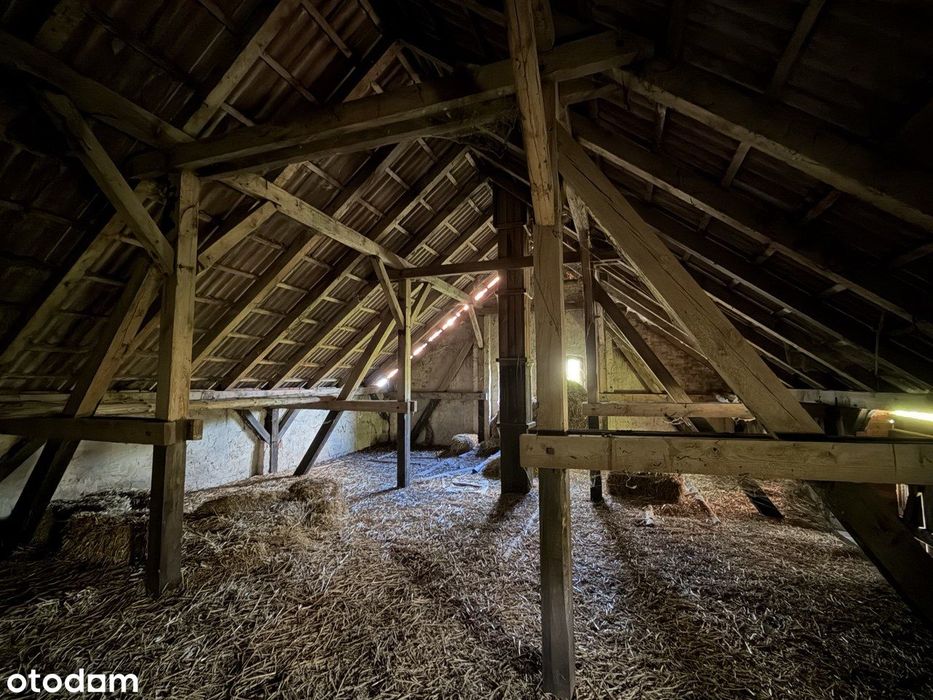 Nieruchomość z dużym budynkiem gospodarczym 324 m² i działką 2400 m²