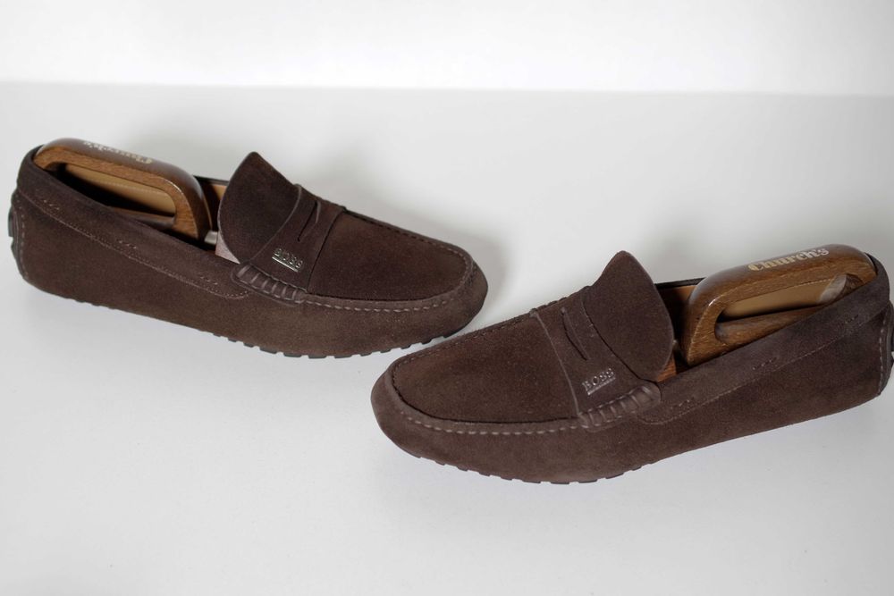 Мокасини Boss Driving Shoes Made Italy 41розмір ідеальний стан