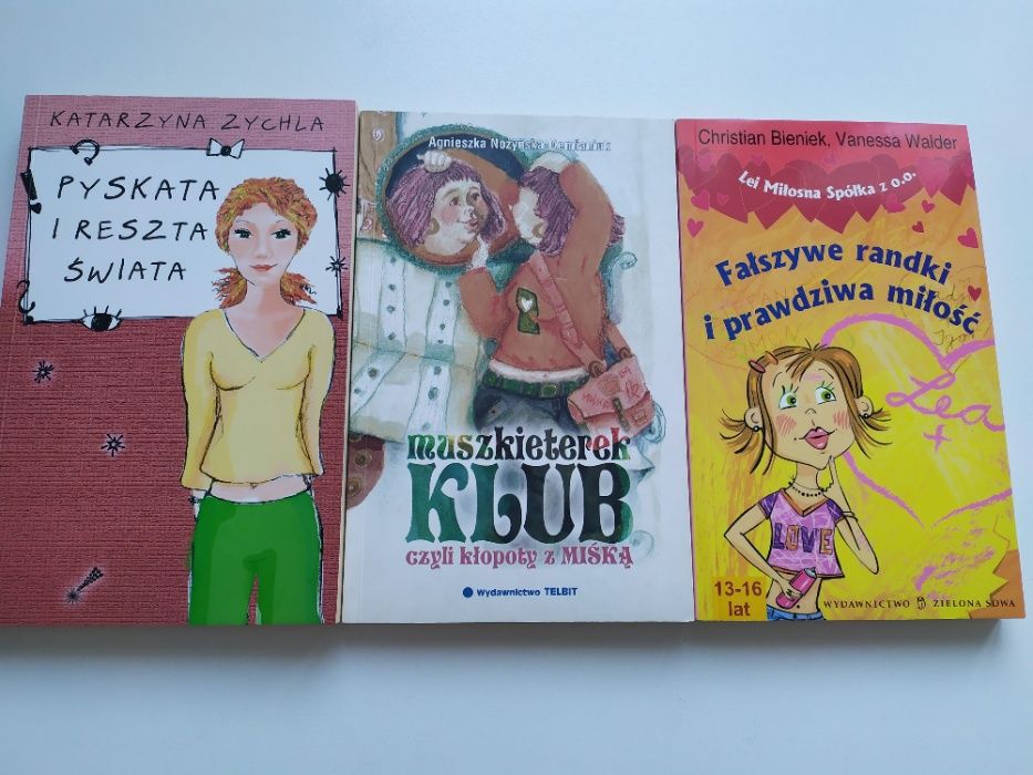 Trzy czytadełka książki dla dziewczynki 10 lat