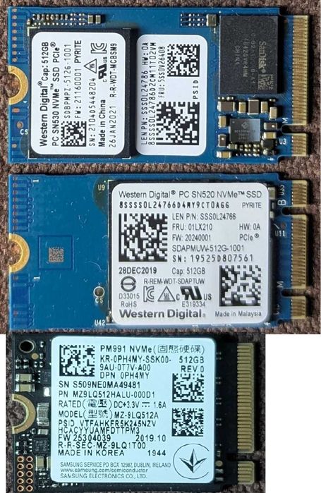 SSD M2 256-512-1TB