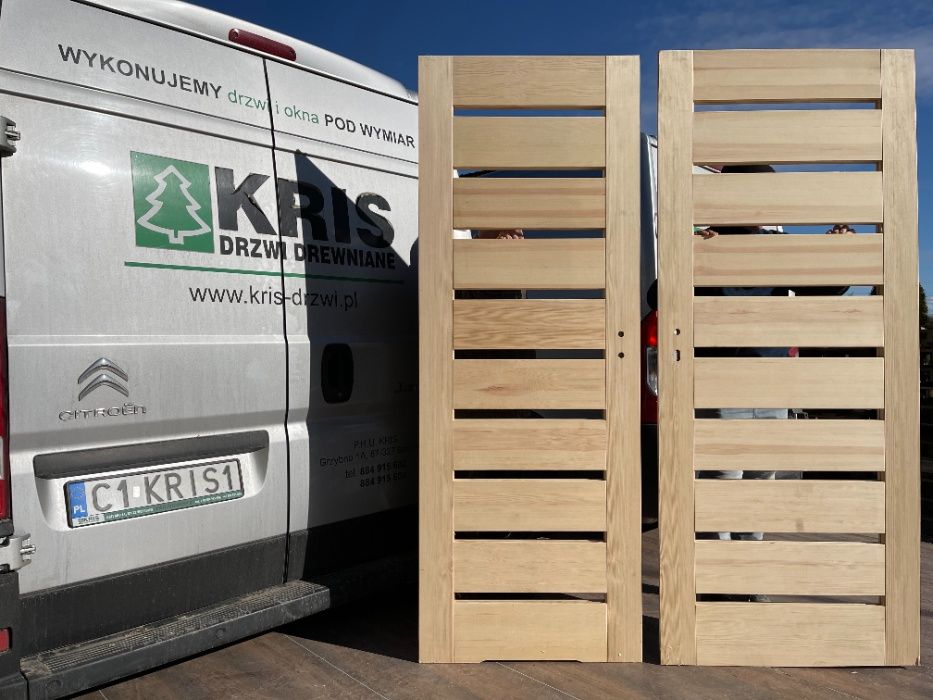 Drzwi wewnętrzne OD RĘKI Dewniane LITE sosnowe drabinka9 Cała Polska