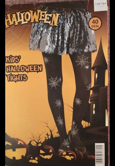 Rajstopy halloweenowe