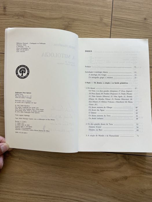 Livro A Mitologia