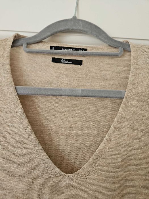 Camisola de Malha Bege Mango – Tamanho S