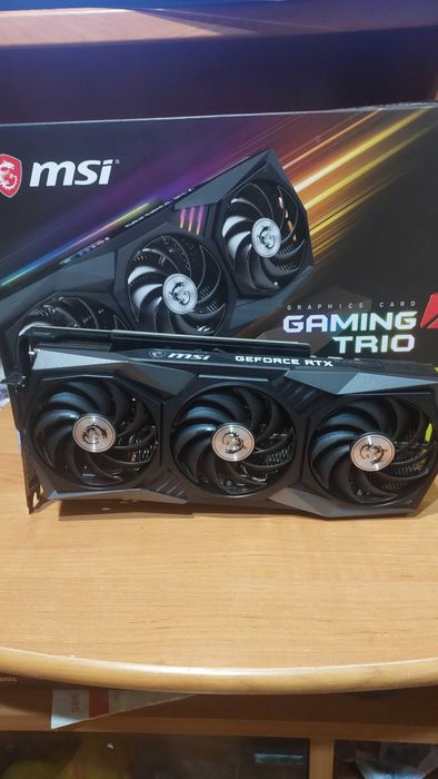 Ігрова відеокарта GeForce RTX 3060ti 8Gb MSI Gaming X Trio