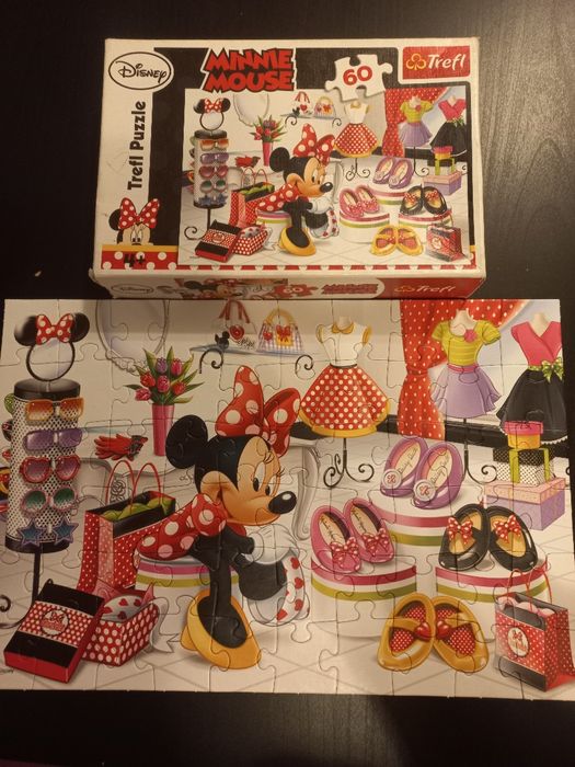 Puzzle Minnie Mouse, 60 elementów