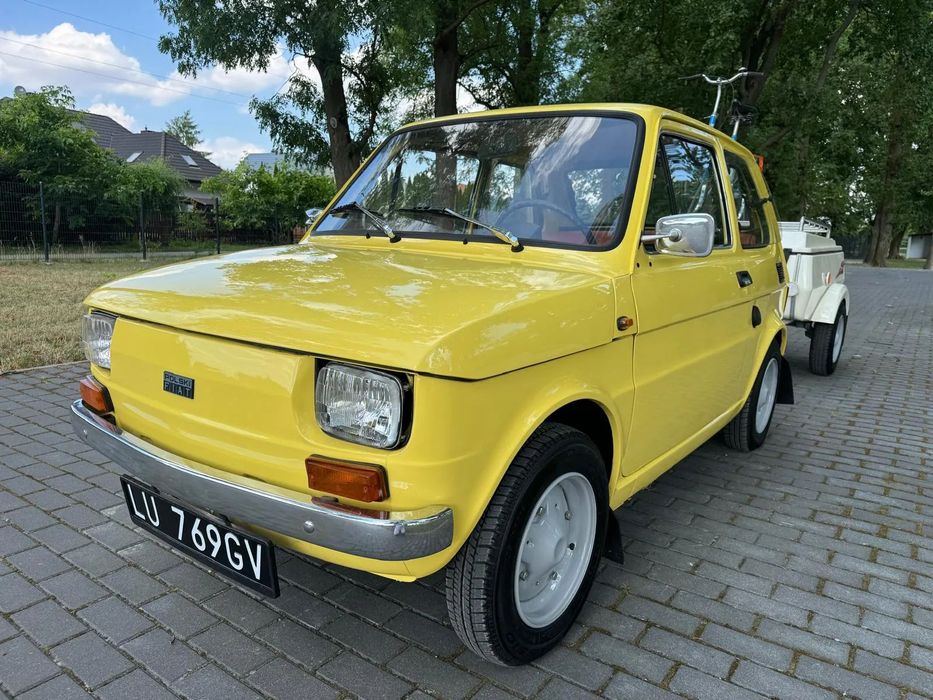 Fiat 126 Fiat 126p + Przyczepka N-250